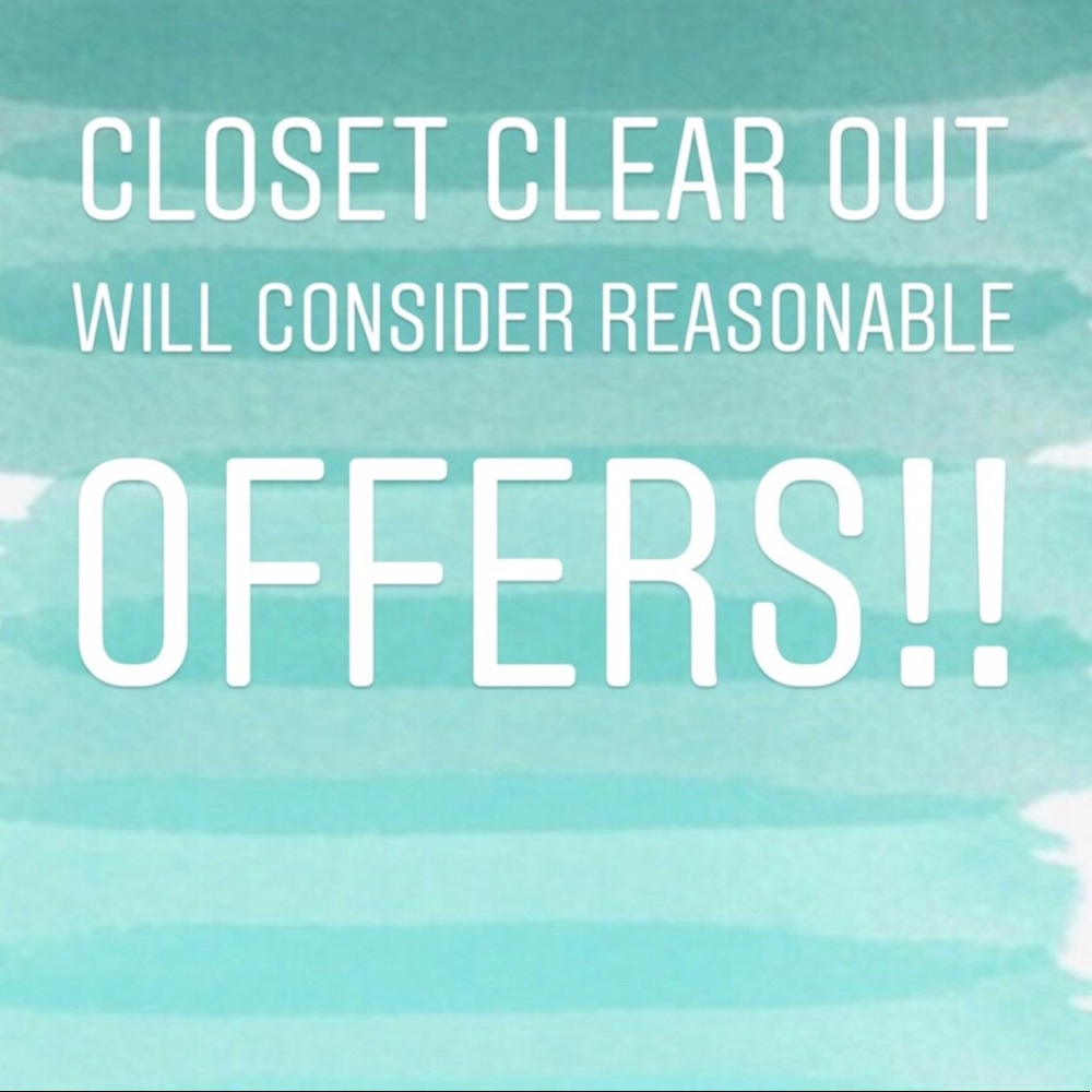 Will accept reasonable offers